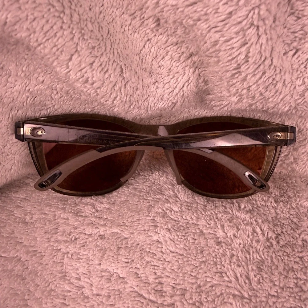Costa Del Mar Anaa Sunglasses Womens 54mm Shiny Kelp 580P Polarized Lenses Read!
